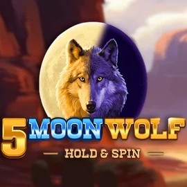 Logo of 5 Moon Wolf from Apparat Gaming at Paradise 8 Casino