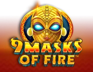 Logo of 9 Masks of Fire from Gameburger Studios at Paradise 8 Casino