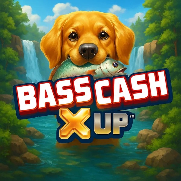 Bass Cash X UP logo by Alchemy Gaming at Paradise 8 CasinoBass Cash X UP