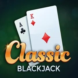 Classic Blackjack logo by Red Tiger Gaming at Paradise 8 Casino