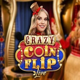 Crazy Coin Flip logo by Evolution at Paradise 8 CasinoCrazy Coin Flip