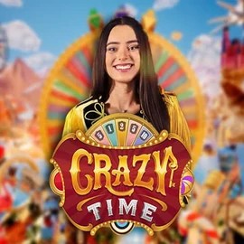 Logo of Crazy Time from Evolution at Paradise 8 Casino