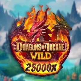 Dragons of Arcane Wild logo by Foxium at Paradise 8 CasinoDragons of Arcane Wild