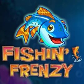 Logo of Fishin Frenzy from Blueprint Gaming at Paradise 8 Casino
