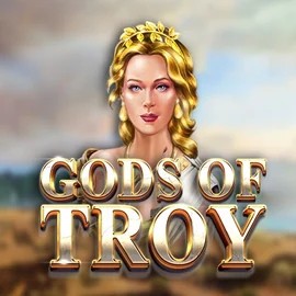 Slots logo of Gods of Troy from Red Tiger Gaming at Paradise 8 Casino
