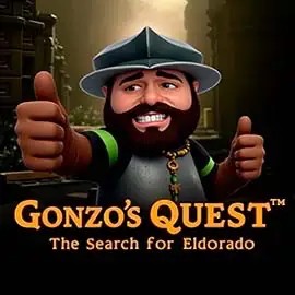 Gonzo's Quest logo by NetEnt at Paradise 8 CasinoGonzo's Quest