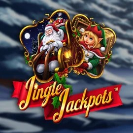 Jackpots logo of Jingle Jackpots from Dragon Gaming at Paradise 8 Casino
