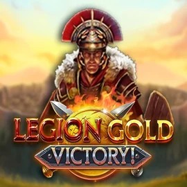 Legion Gold Victory! slot logo by Play'n GO at Paradise 8 Casino