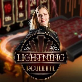 Lightning Roulette slot icon by Evolution, available at Paradise 8 Casino