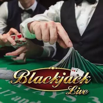 Live Blackjack slot icon by Evolution, available at Paradise 8 Casino