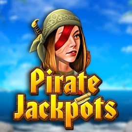 Pirate Jackpots logo by Belatra Games at Paradise 8 CasinoPirate Jackpots