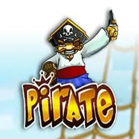 Pirate Slot logo by Igrosoft at Paradise 8 CasinoPirate Slot