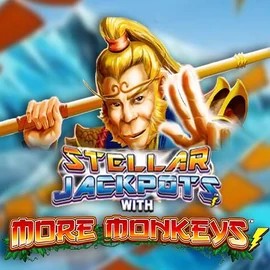Stellar Jackpots with More Monkeys by Lightning Box Game, showcased at paradise8casino.ca – game logo