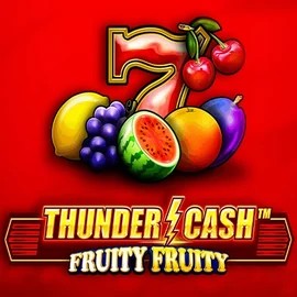Thunder Cash Fruity Fruity logo by Novomatic at Paradise 8 CasinoThunder Cash Fruity Fruity