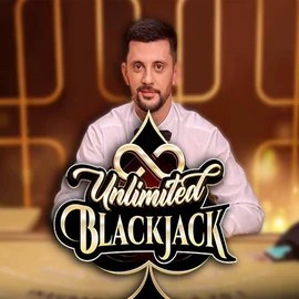 Unlimited Blackjack slot logo by Ezugi at Paradise 8 CasinoUnlimited Blackjack